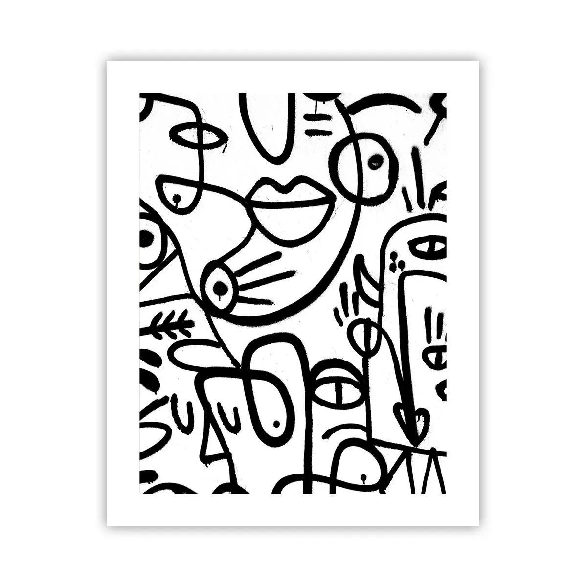 Poster - Faces and Mirages - 40x50 cm