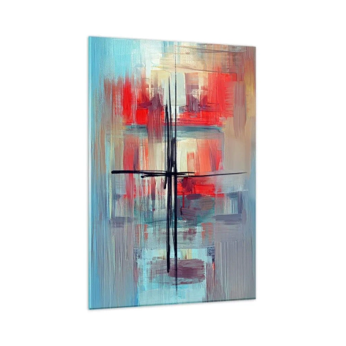 Glass picture - Landscape in a foreign Dimension - 80x120 cm