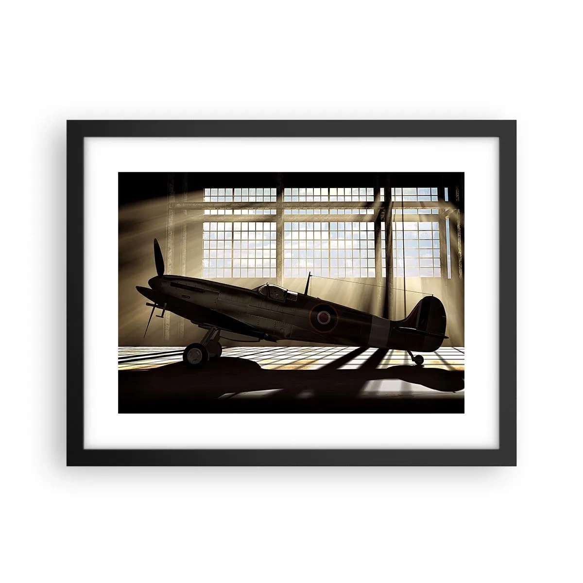 Poster in black frame - Warrior's Rest - 40x30 cm