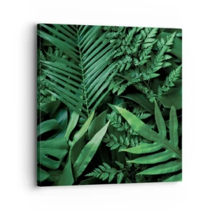Canvas picture - In a Green Hug - 30x30 cm