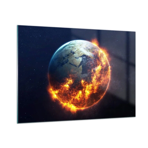 Glass picture - Flame of Apocalypse - 100x70 cm