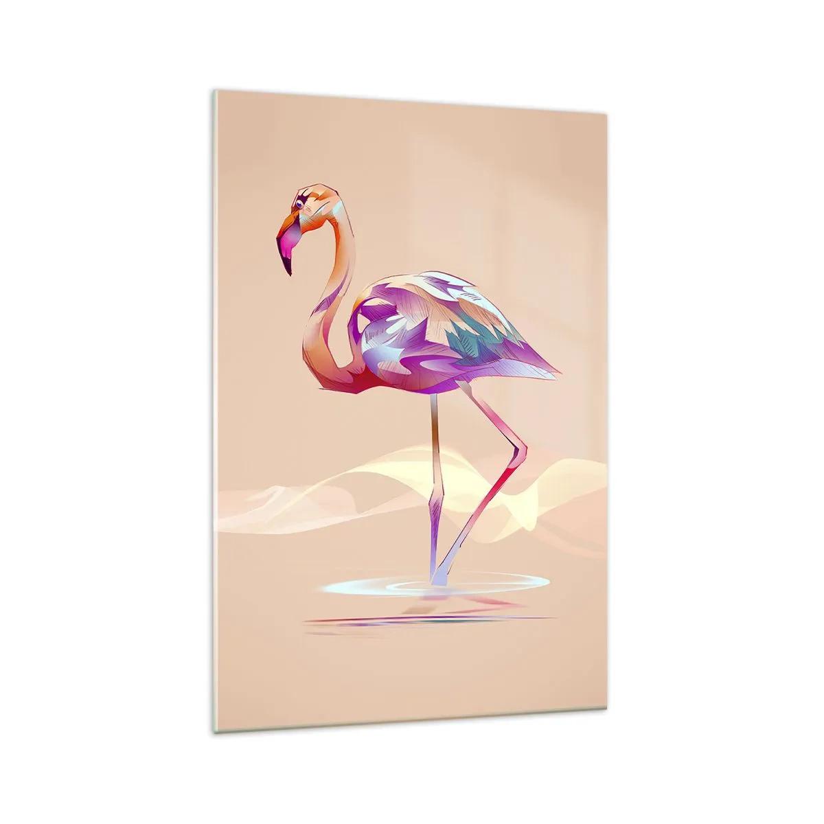 Glass picture - Bird of Good Emotions - 70x100 cm