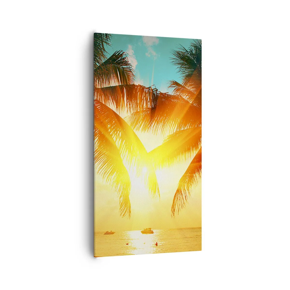 Canvas picture - Exotic Couple - 65x120 cm