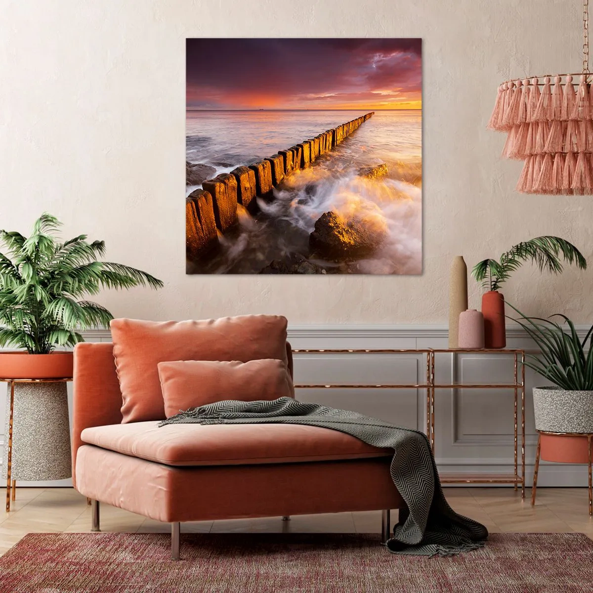 Canvas picture - Gentleness of Waves - 70x70 cm