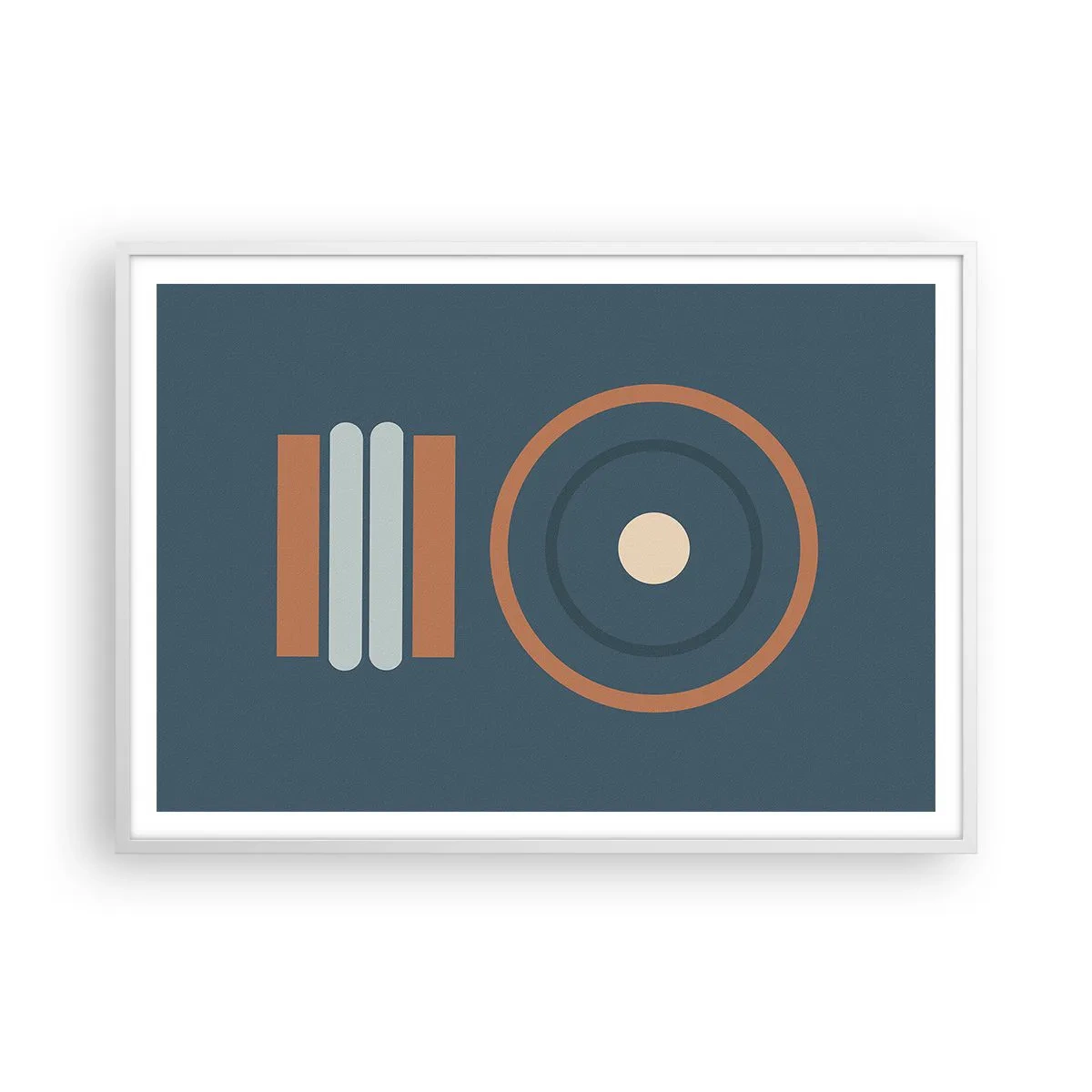 Poster in white frmae - The Matter of Things - 100x70 cm