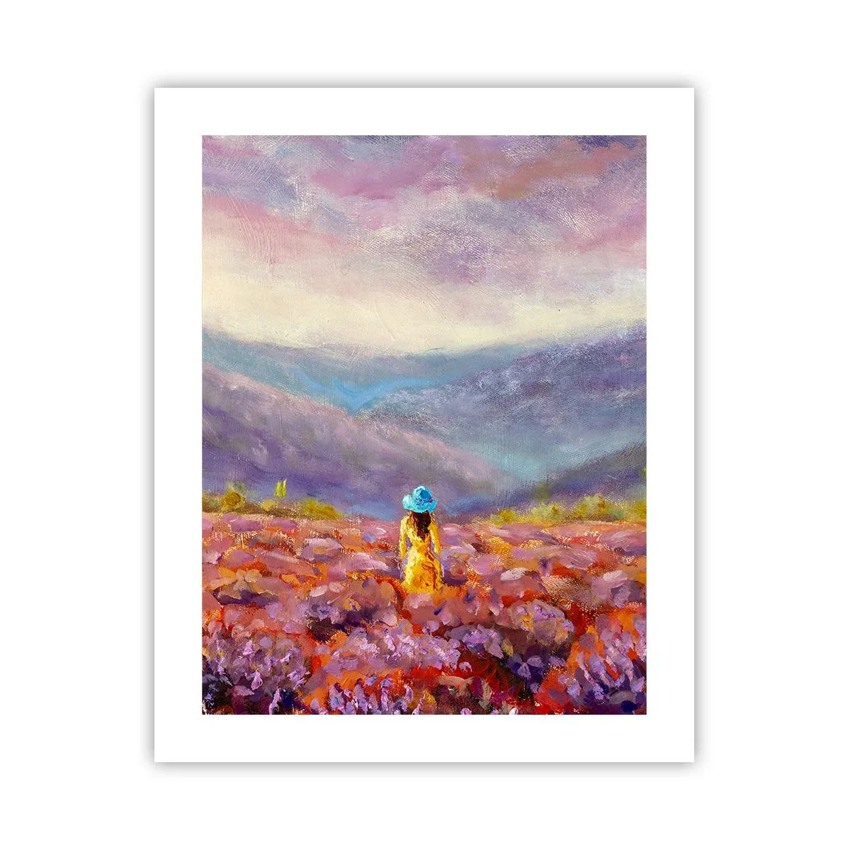 Poster - In Lavendar World - 40x50 cm