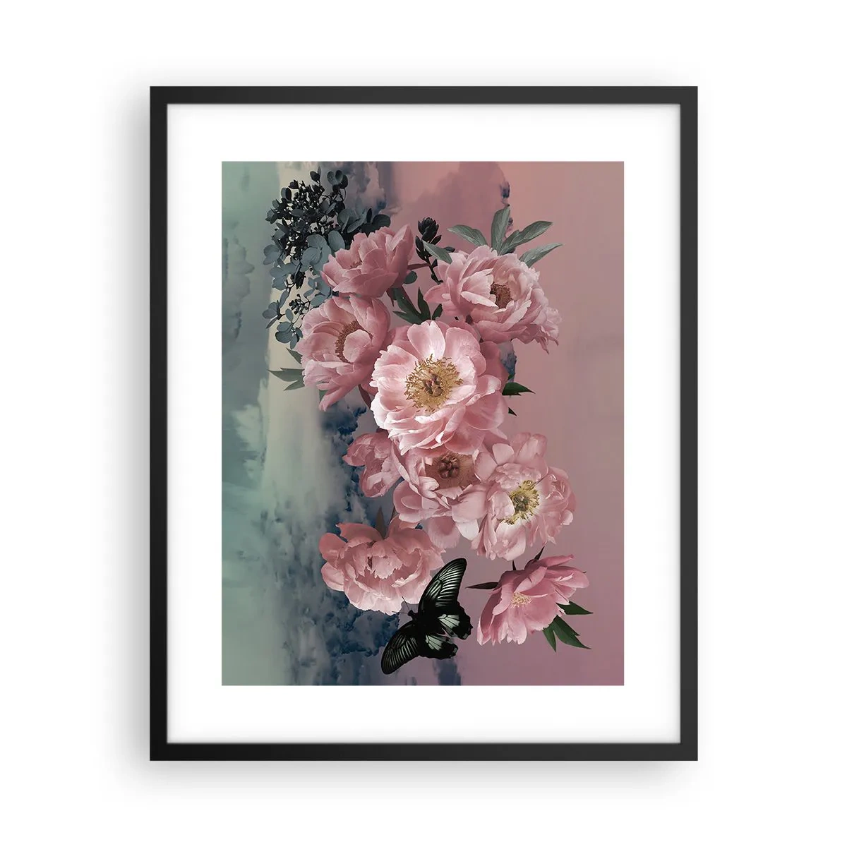 Poster in black frame - Peak of Romanticism - 40x50 cm