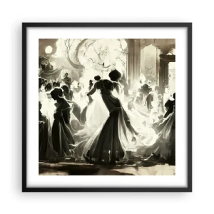 Poster in black frame - Big Masquerade - 50x50 cm