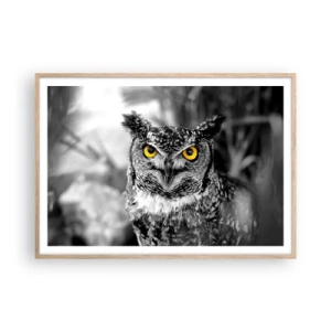 Poster in light oak frame - Nothing Can Hide - 100x70 cm