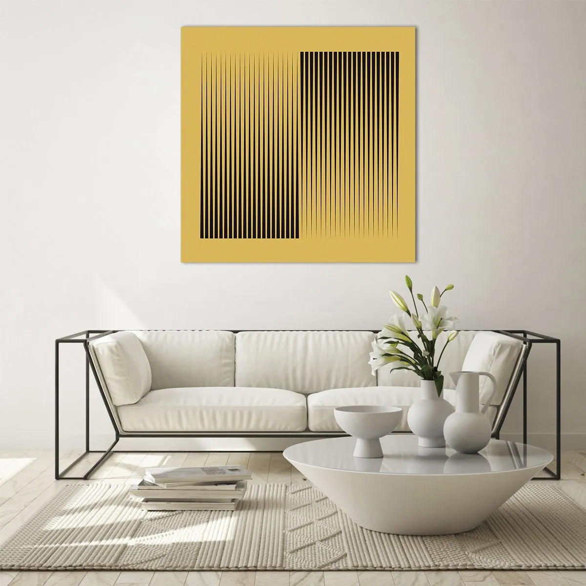 Glass picture - Square Opposites - 60x60 cm