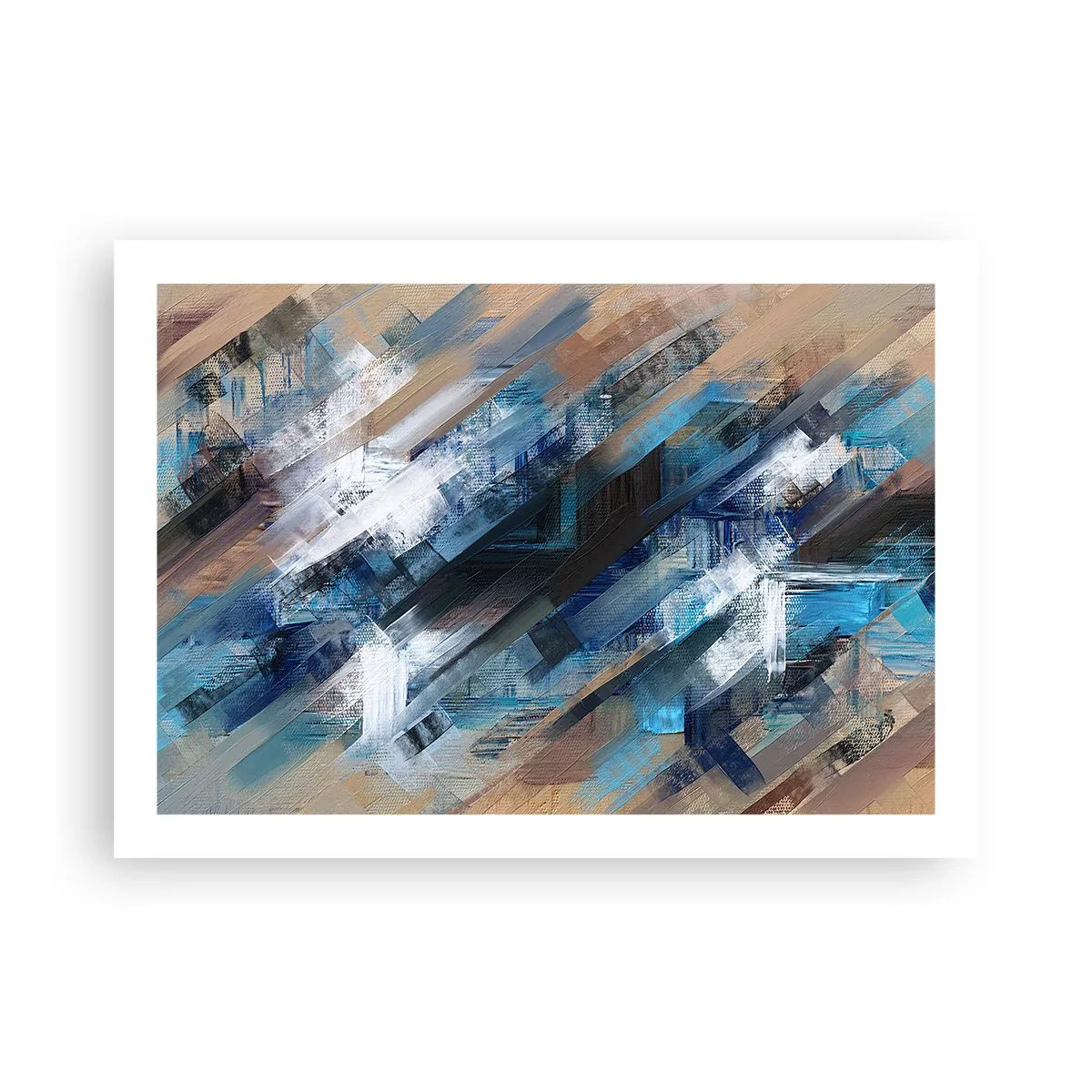 Poster - On the Blue Slant - 70x50 cm