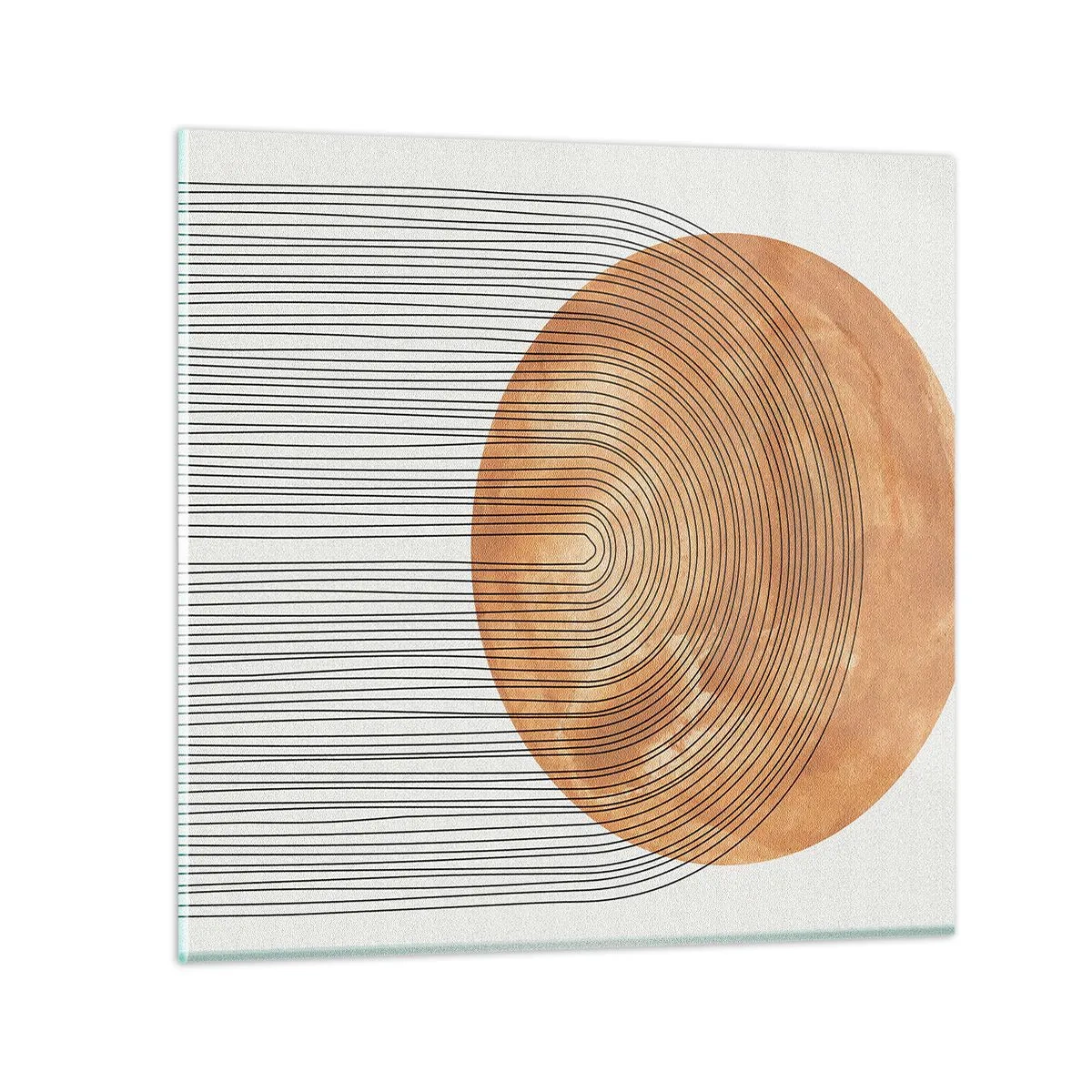 Glass picture - Sunny Composition - 40x40 cm