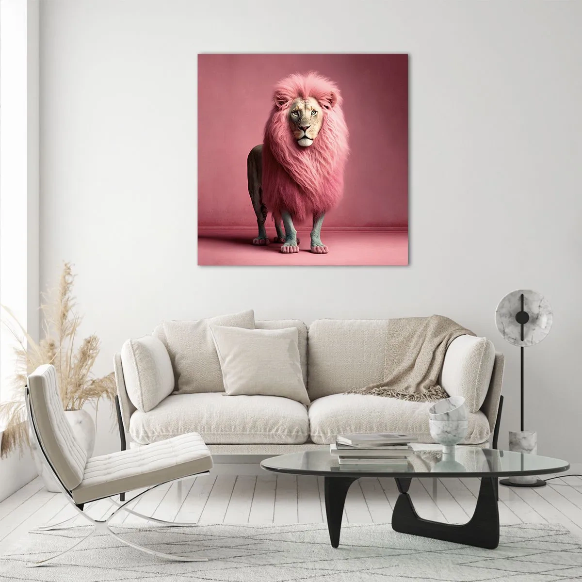 Glass picture - And You're Not Scared Anymore - 70x70 cm