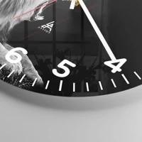 Clock face with numbers