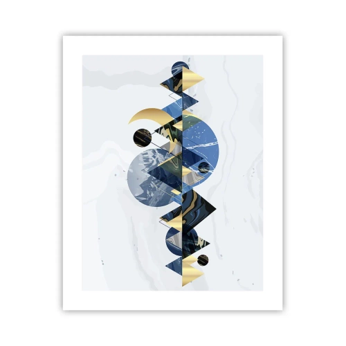 Poster - Geometrical Landscape - 40x50 cm