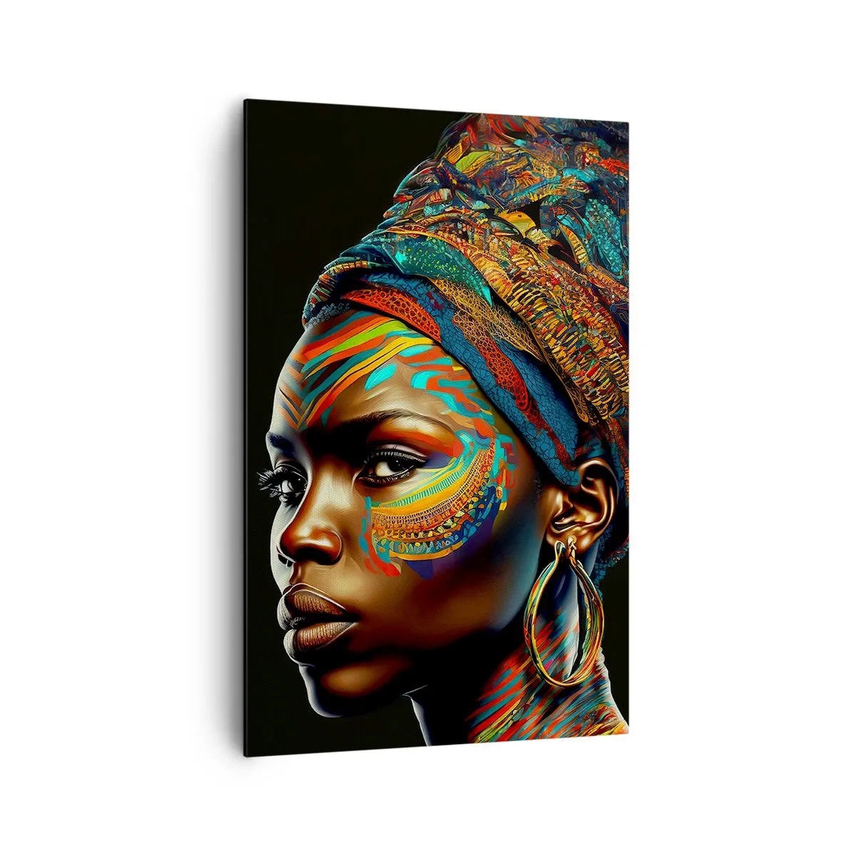 Canvas picture - African Queen - 80x120 cm