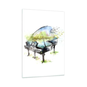 Glass picture - Enchanted in Music - 80x120 cm