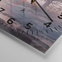 Clock face with numbers