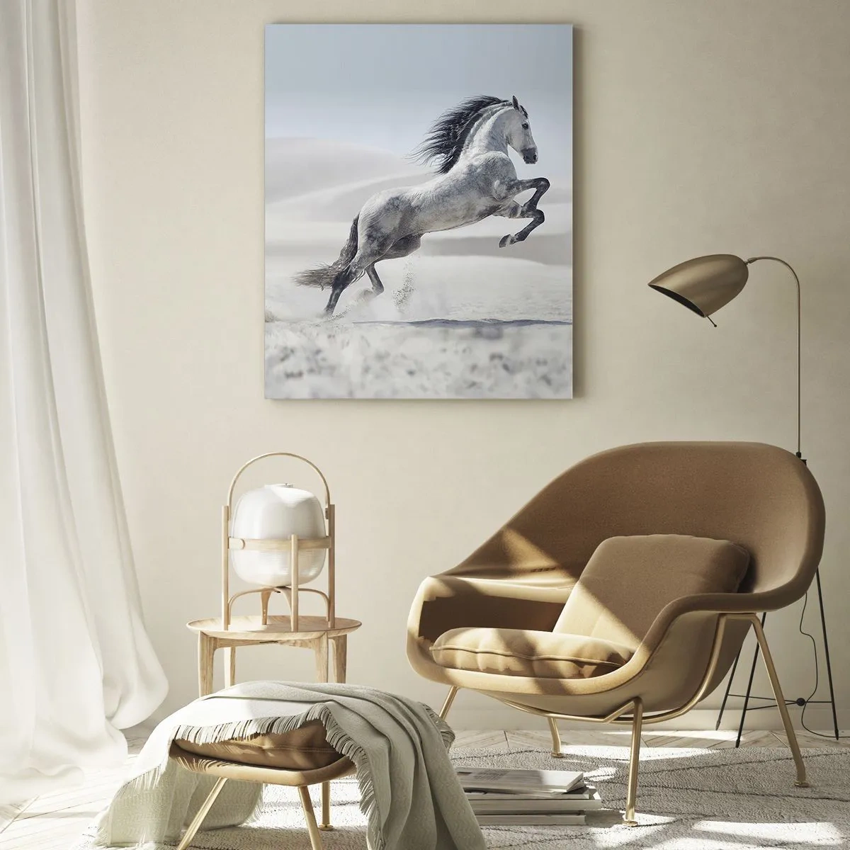Glass picture - Arabic Prince - 80x120 cm