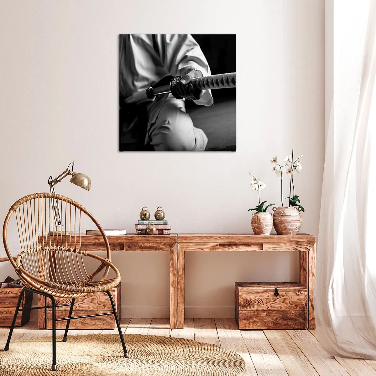 Canvas picture - Warrior's Soul - 70x70 cm