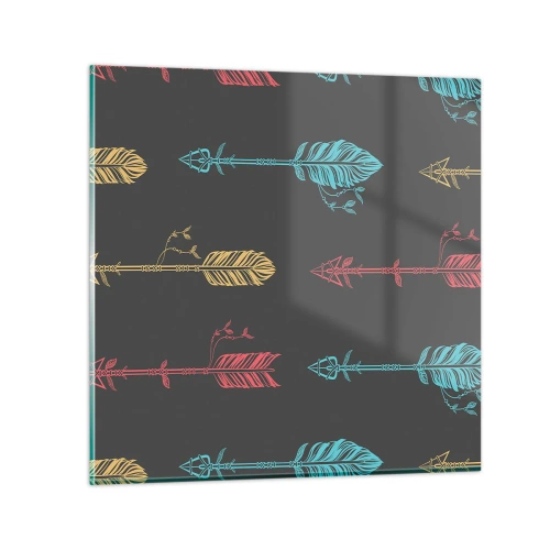 Glass picture - In Ordinance - 40x40 cm