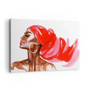 Canvas picture - Ebony Beauty - 100x70 cm