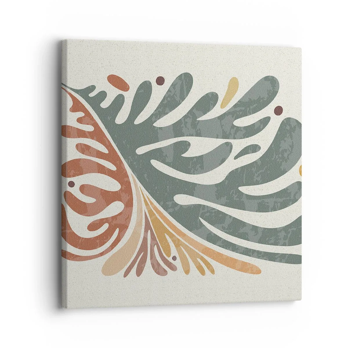 Canvas picture - Multicolour Leaf - 30x30 cm