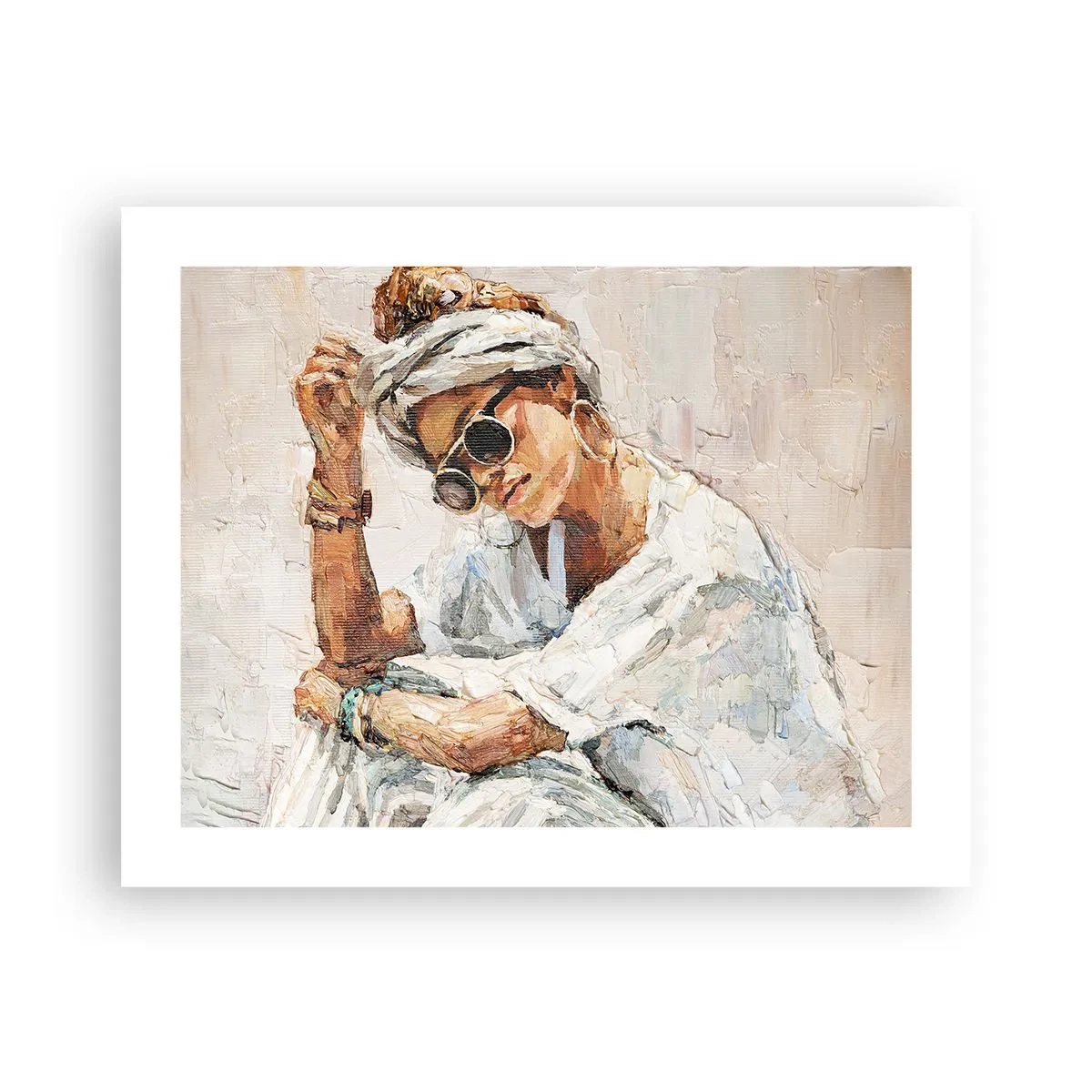 Poster - Portrait in Full Sun - 50x40 cm