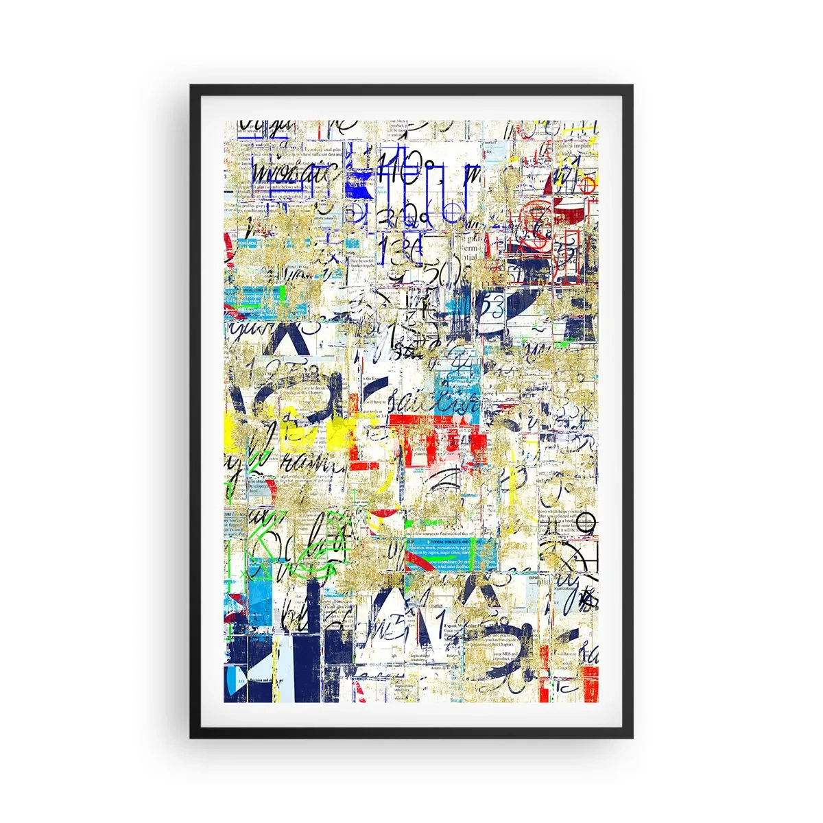 Poster in black frame - Feast for the Eyes - 61x91 cm