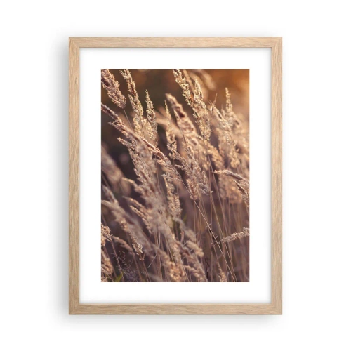 Poster in light oak frame - Ready to Welcome Autumn - 30x40 cm