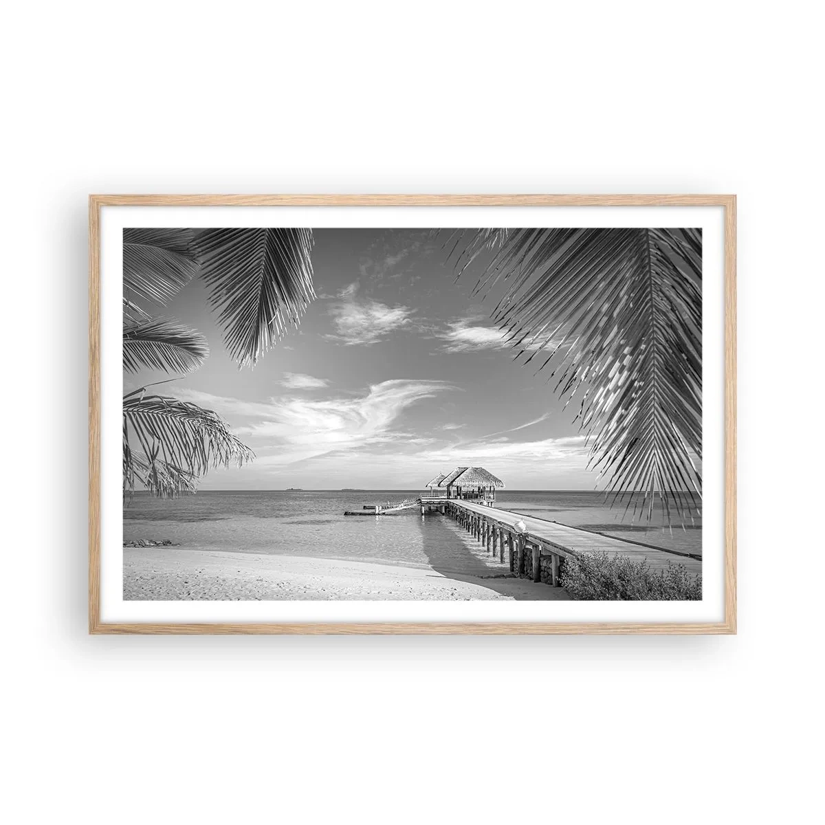 Poster in light oak frame - Memory or a Dream? - 91x61 cm