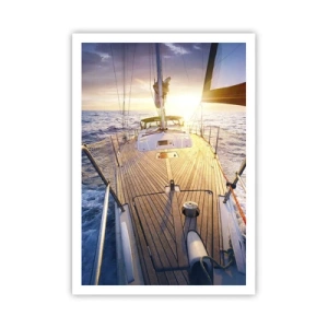 Poster - Running on Waves - 70x100 cm