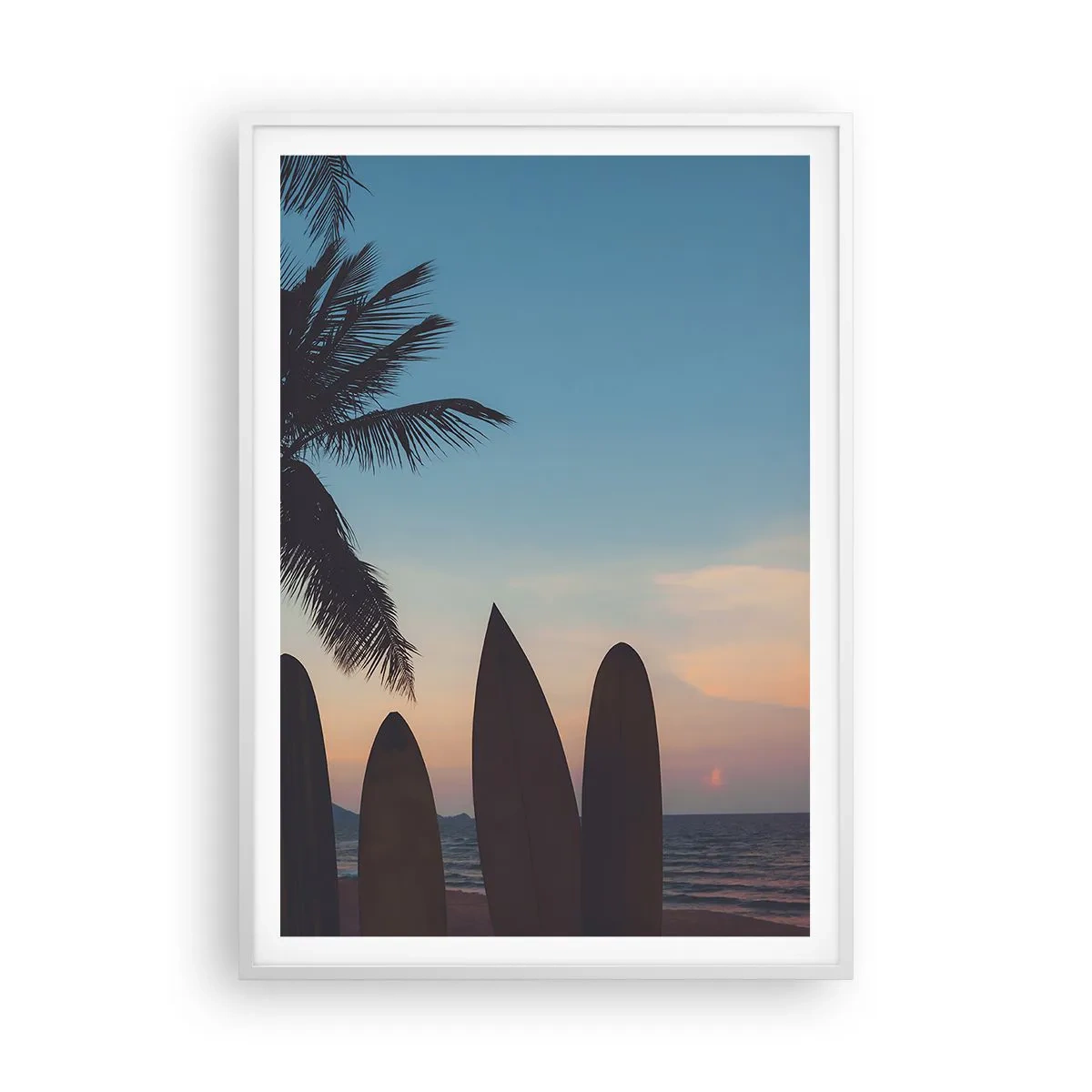 Poster in white frmae - Tomorrow Will Be Fun Too - 70x100 cm