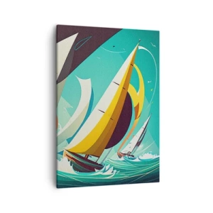 Canvas picture - Standing Up to Elements - 50x70 cm