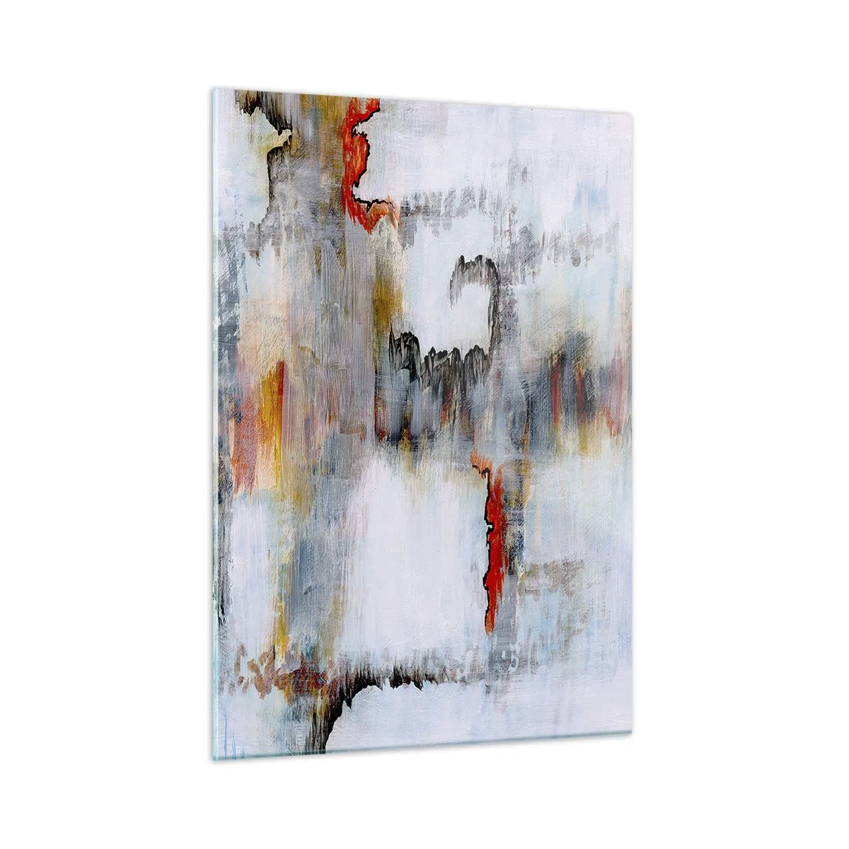 Glass picture - With a Stick on Water - 50x70 cm