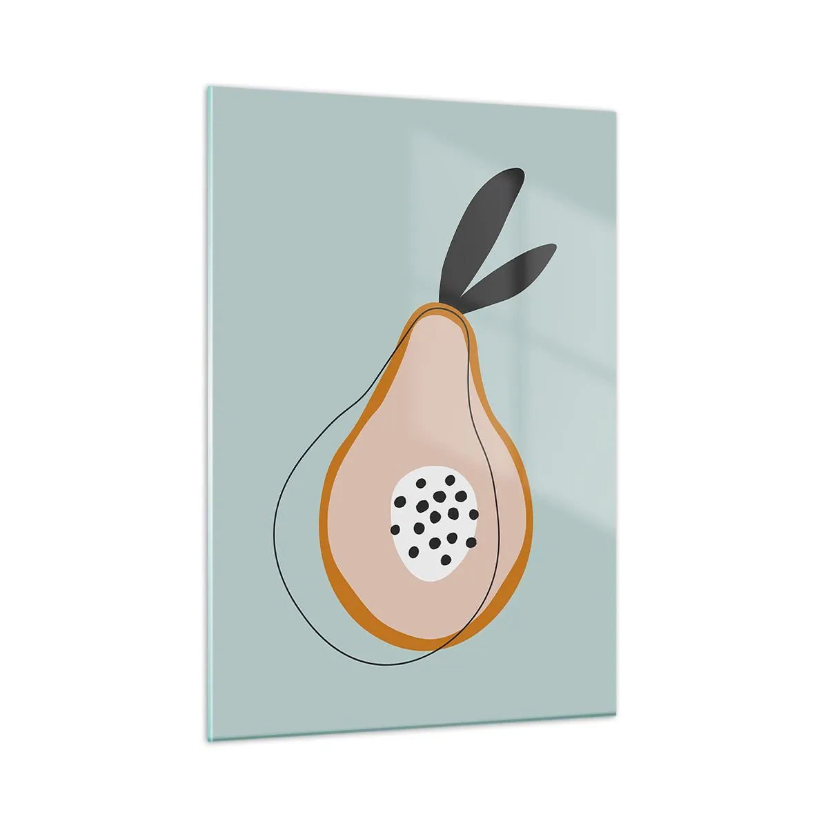 Glass picture - Penetrating the Nature of Things - 50x70 cm