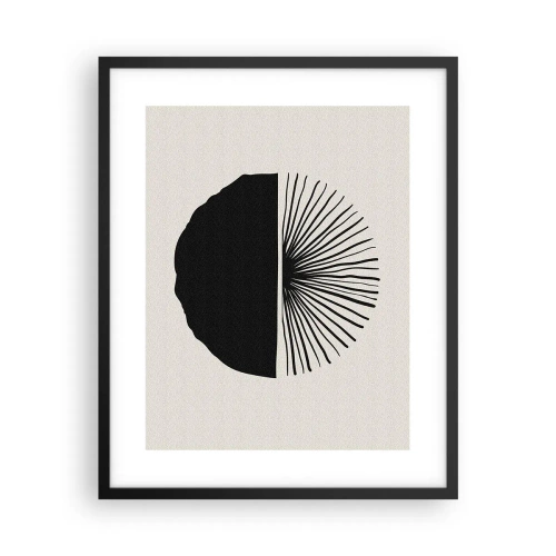 Poster in black frame - Fan of Possibilities - 40x50 cm
