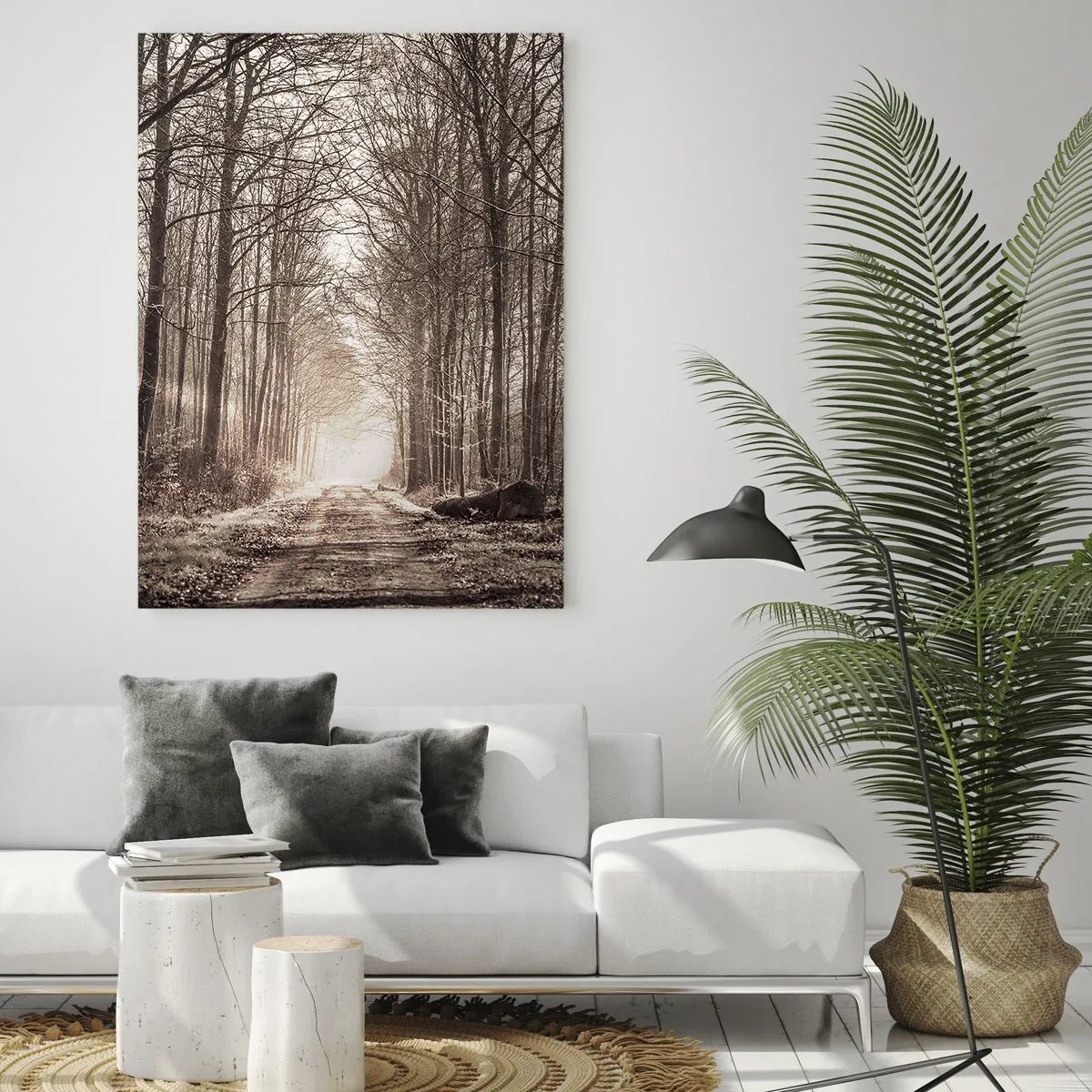 Glass picture - Cathedral of the Forest - 50x70 cm