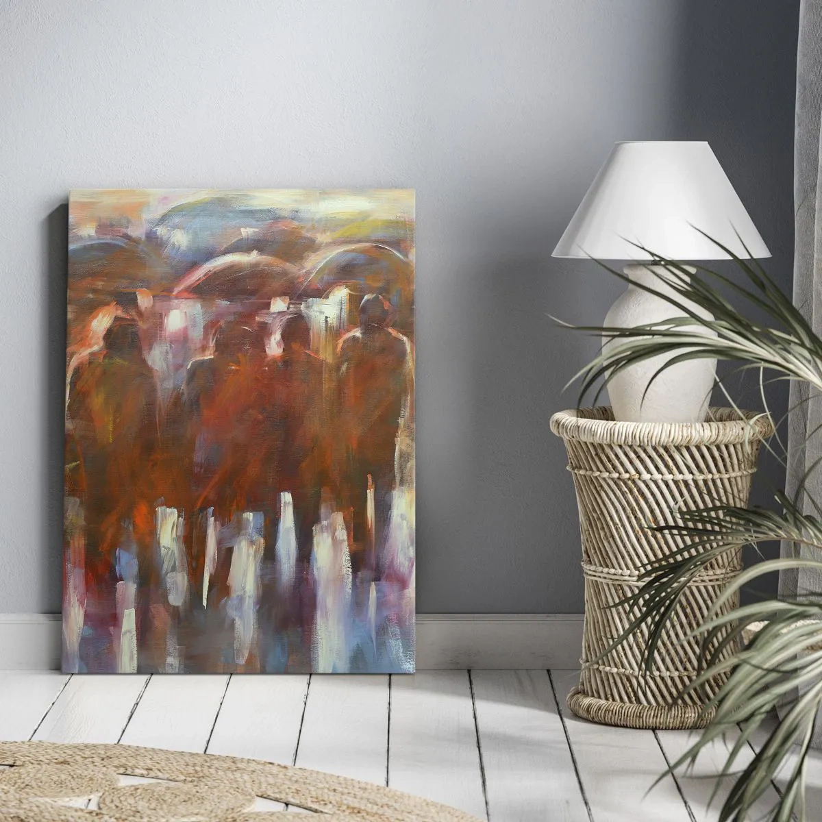 Canvas picture - Equal in Rain and Fog - 70x100 cm