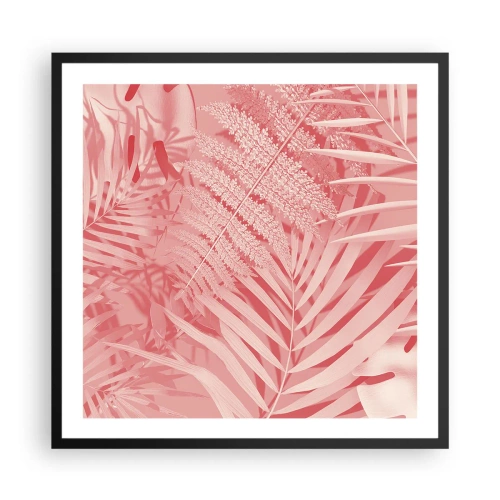 Poster in black frame - Pink Concept - 60x60 cm