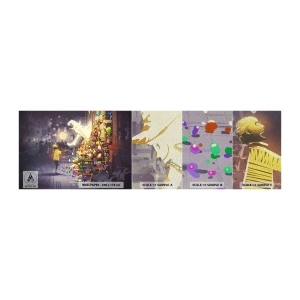 Photo Wallpaper Sample Premium Sand - Magic Exists - Abstraction, Fantasy, For children - 100x30 cm