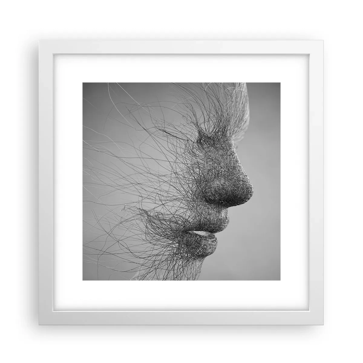 Poster in white frmae - Spirit of the Wind - 30x30 cm