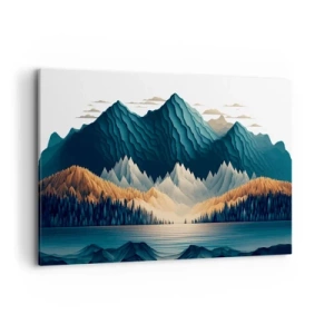 Canvas picture - Perfect Mountain Landscape - 120x80 cm