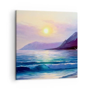 Canvas picture - Crystal of Water and Air - 50x50 cm