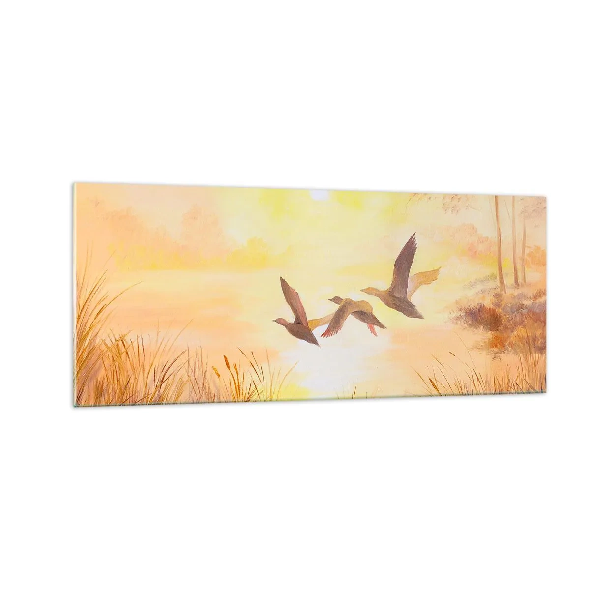 Glass picture - Beginning of a Distant Journey - 100x40 cm
