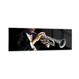 Glass picture - Charm of Old School - 160x50 cm