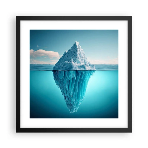 Poster in black frame - Ice Queen - 40x40 cm