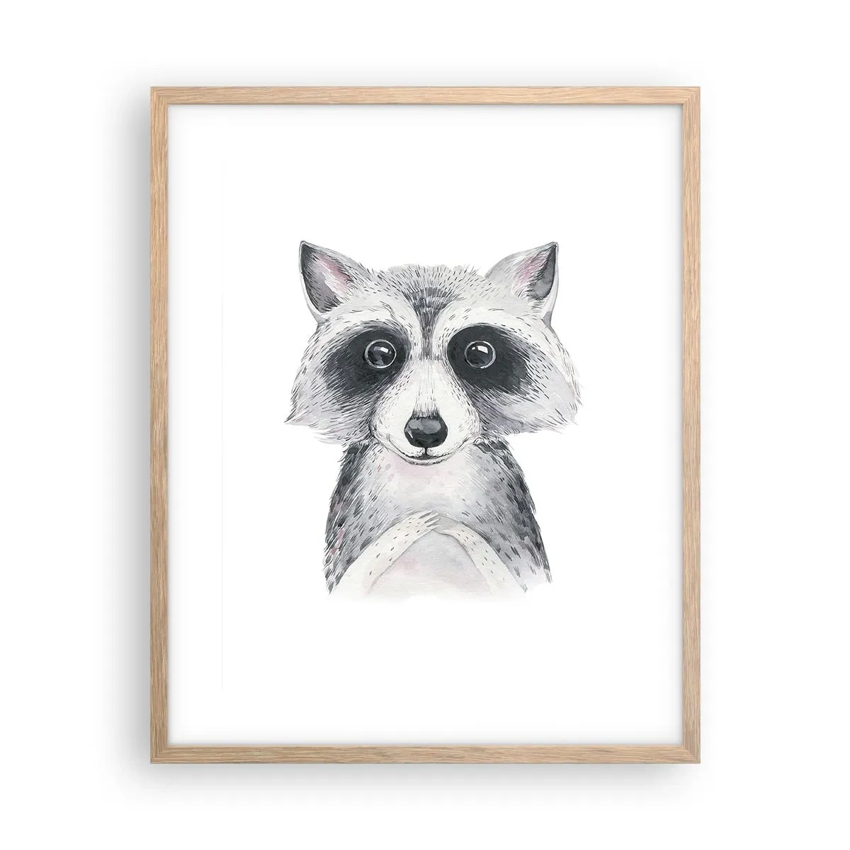 Poster in light oak frame - Emotional Moment - 40x50 cm