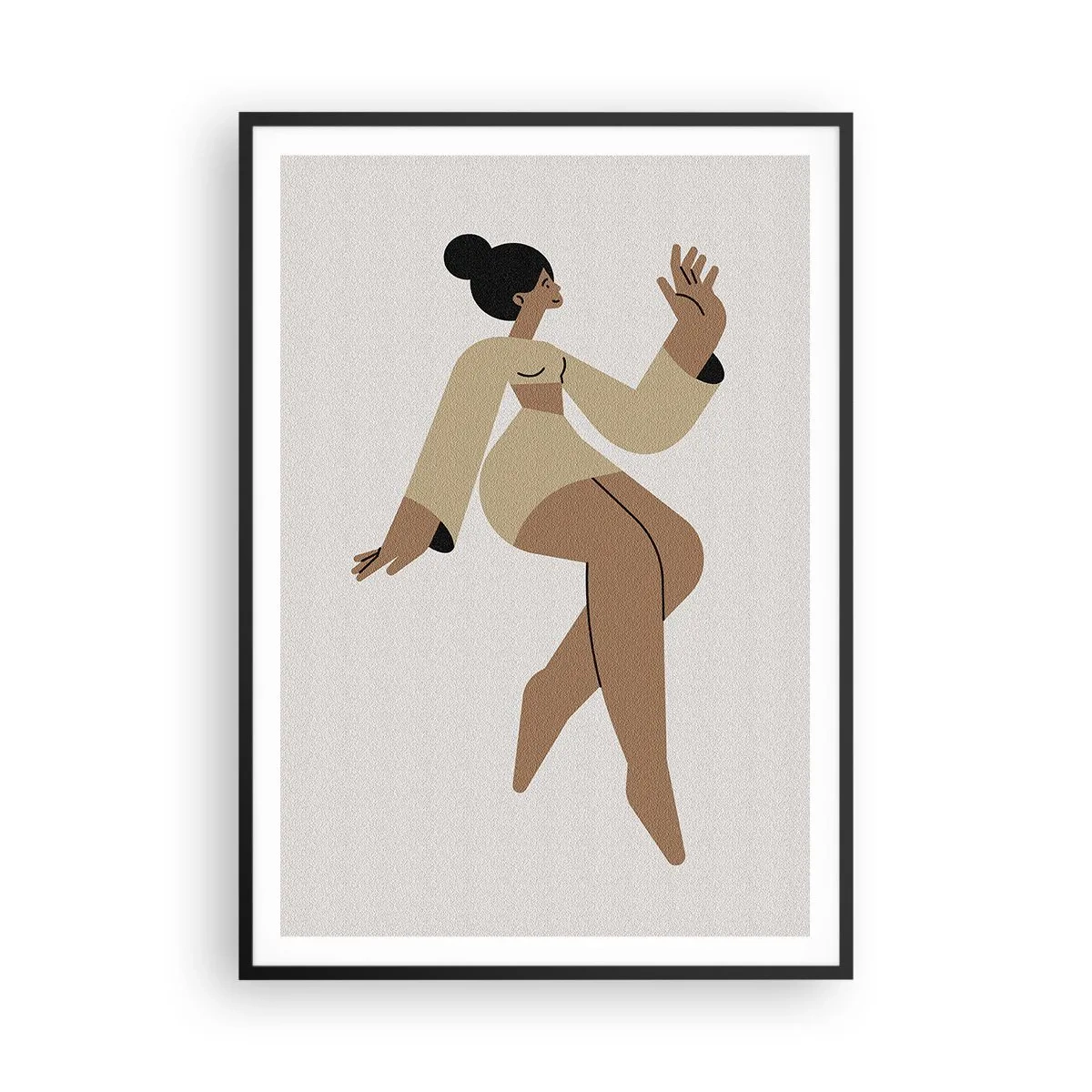 Poster in black frame - Shape of Grace - 70x100 cm