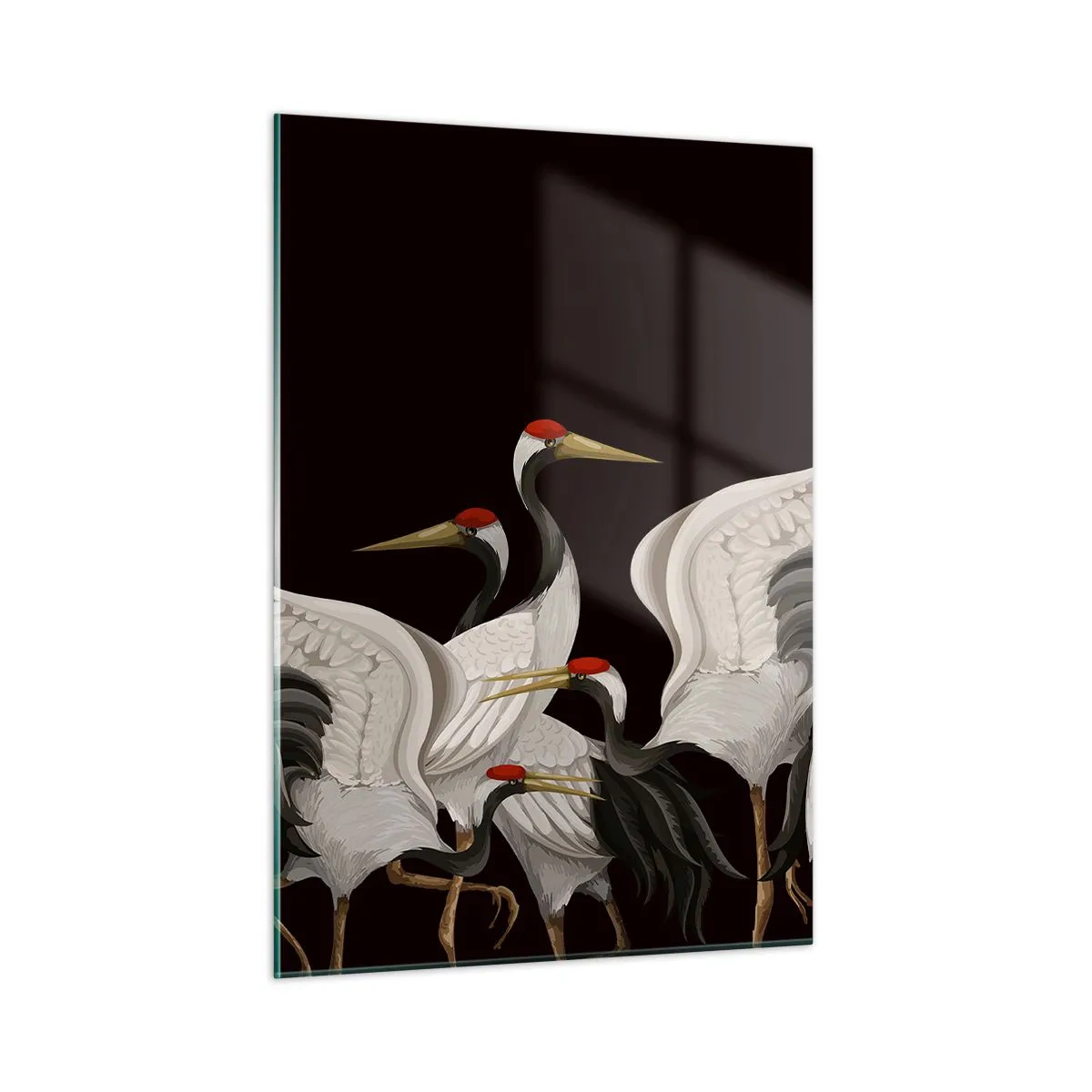 Glass picture - Bird Affairs - 50x70 cm